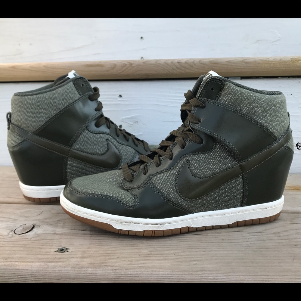 Nike Dunk Sky Hi Sneaker Wedges size 10