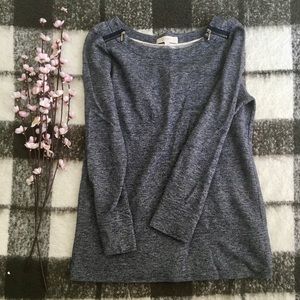LOFT zippered sweater