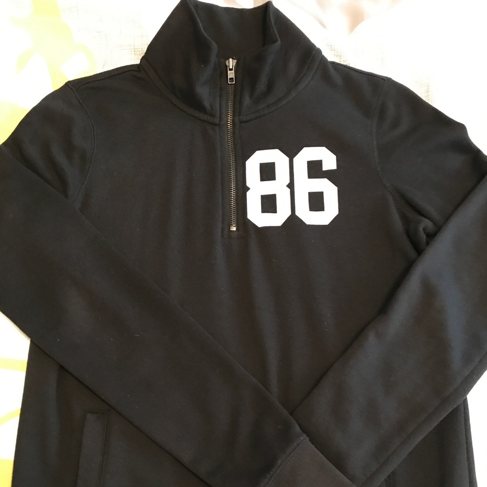 Black Pullover Sweatshirt by PINK