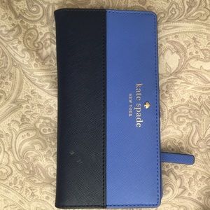 Kate spade wallet in blue