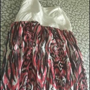 High to low strapless