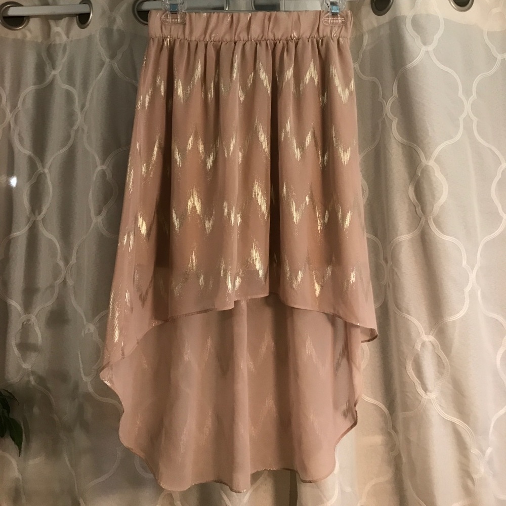 Francesca's high to low skirt