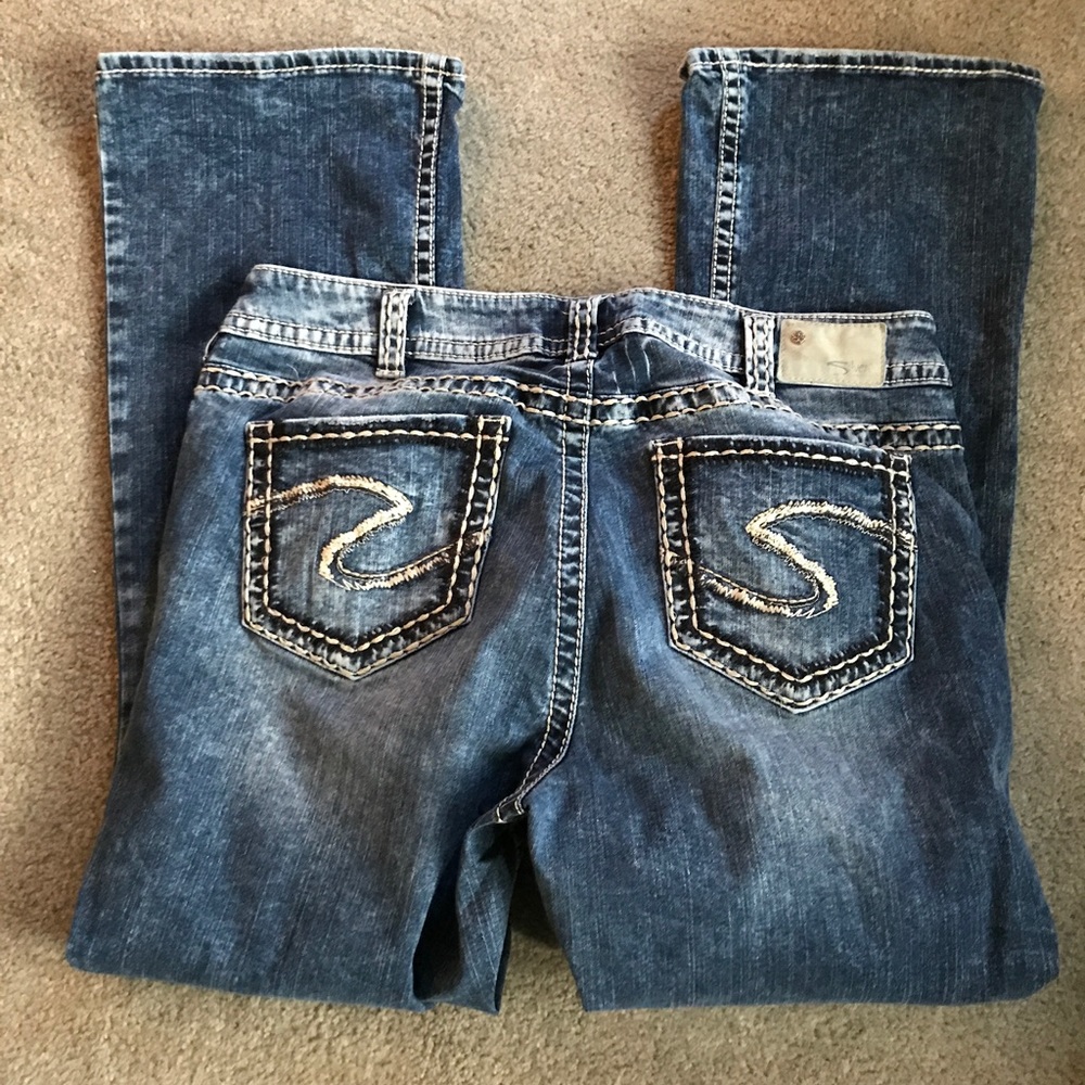 Silver Suki Bootcut Jeans Size 18