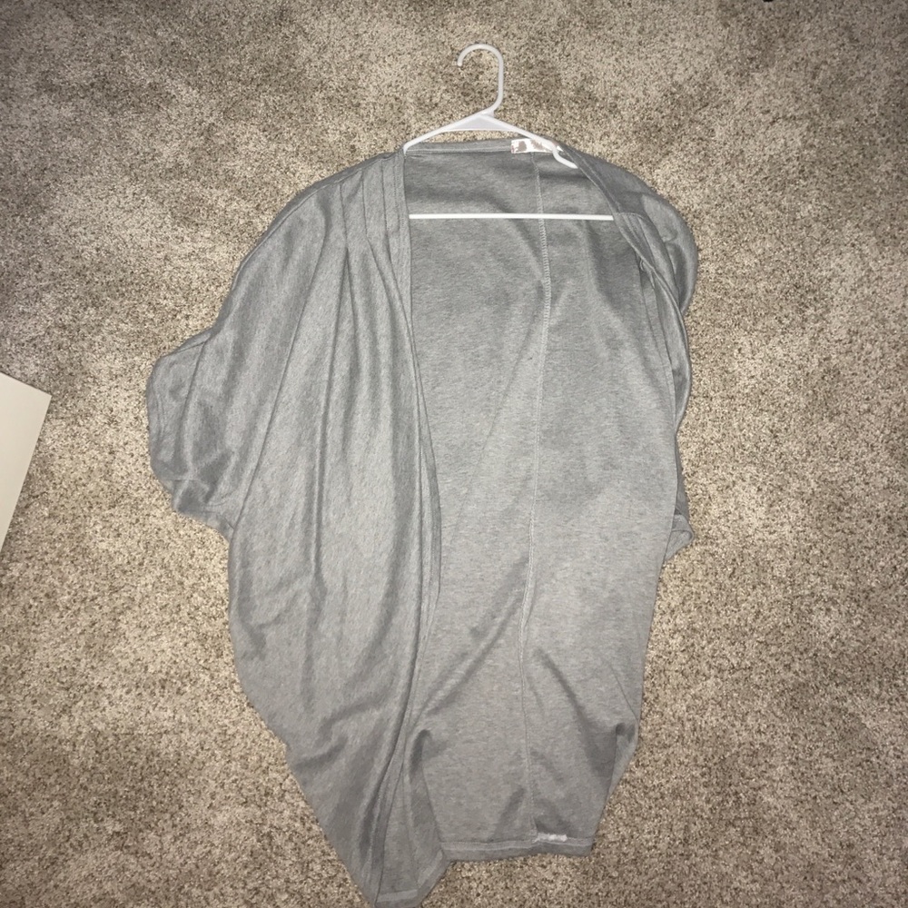 Grey cardigan