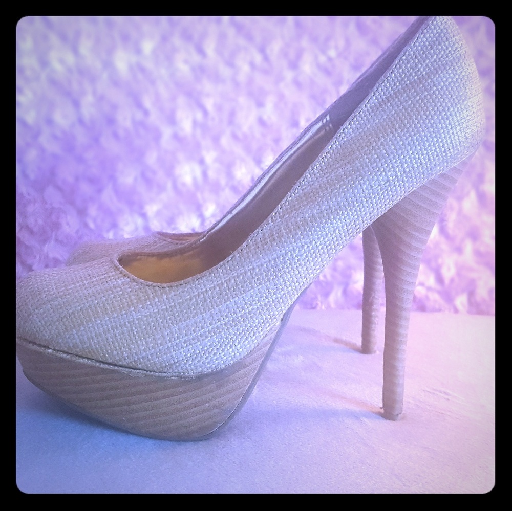 Nude Platform Heels