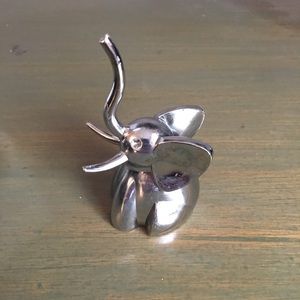Small Stainless Steel Elephant Ring Holder