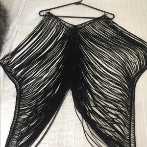 Barely there bathing suit cover up.