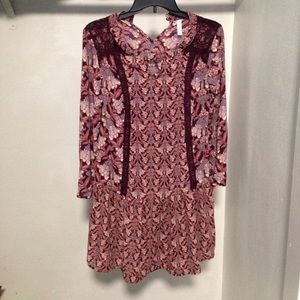 Pink pattern tunic