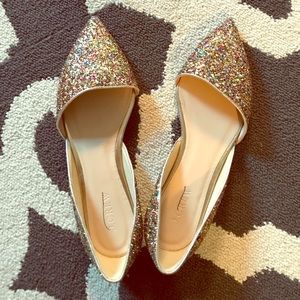J Crew collection sparkle flats