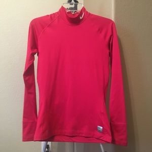 Long sleeve Nike red cold weather shirt