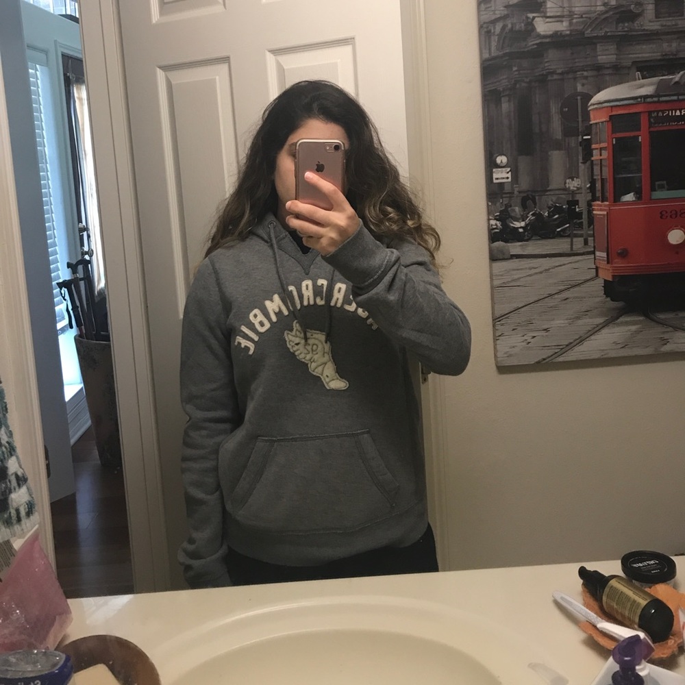 💕 12 hour sale 💕A&F Women's Hoodie [medium] - Picture 3 of 3