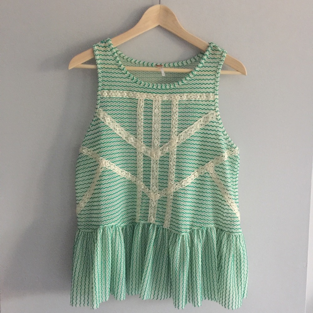 Free people peplum top