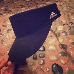 adidas Golf Black Performance Front-Hit Visor