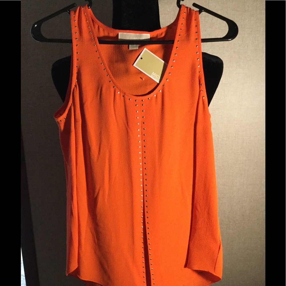 Orange Micheal kors Tank