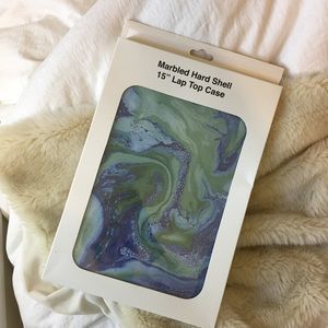 NIB 15" MARBLED MAC APPLE LAPTOP HARD COVER