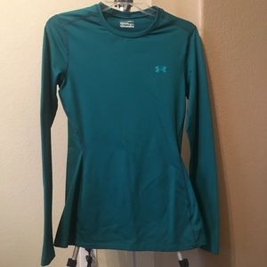 Under armour teal cold weather long sleeve