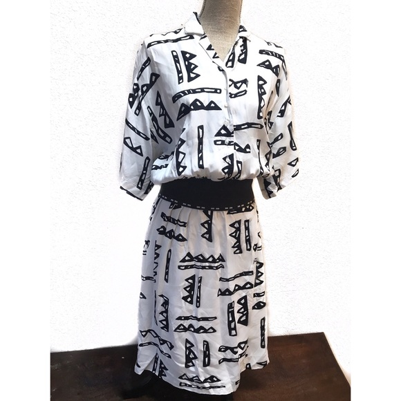 Nicole Miller Dresses - Vintage 80's Nicole Miller Dress Abstract Print Nicole Miller Dresses - Vintage 80's Nicole Miller Dress Abstract Print