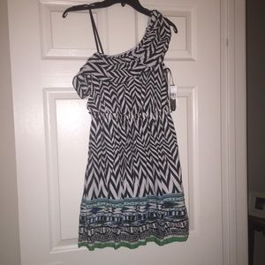 NWT. One Shoulder A Byer Dress. Sold at Belk