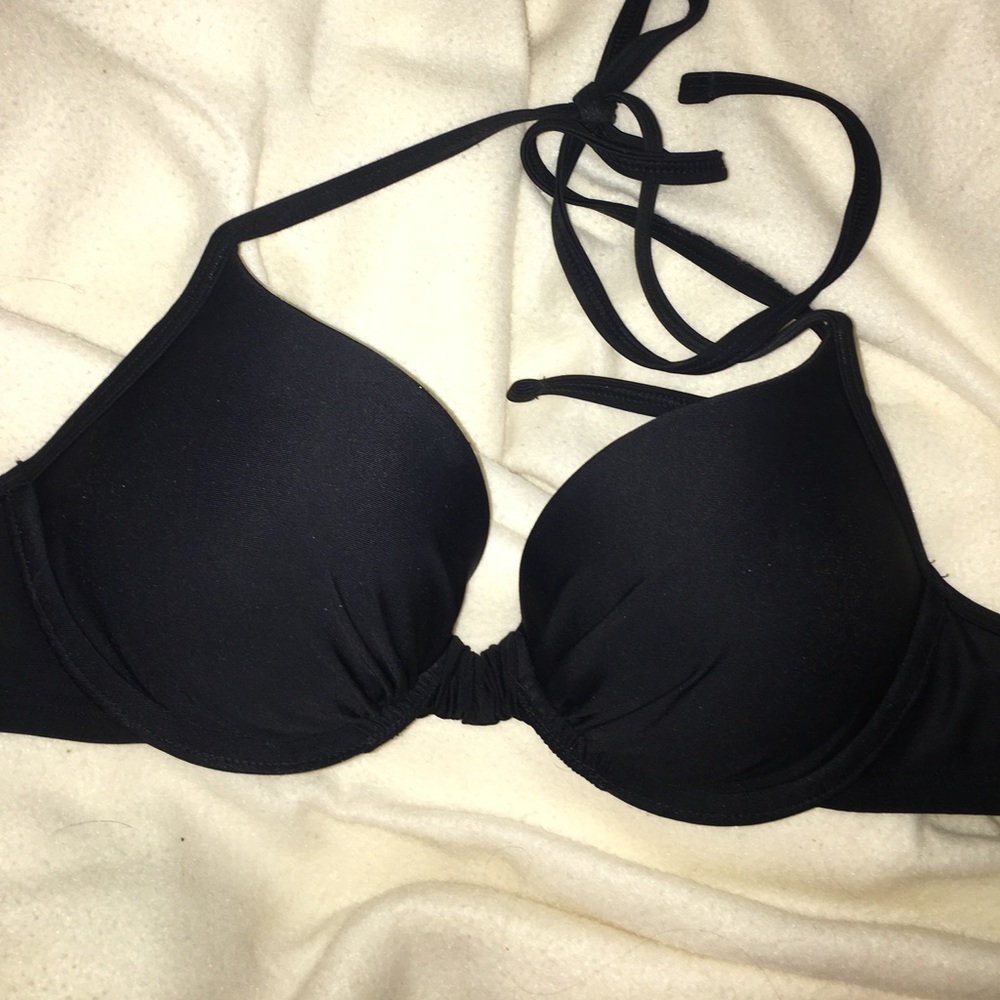 Aerie Black Push-up Bikini Top