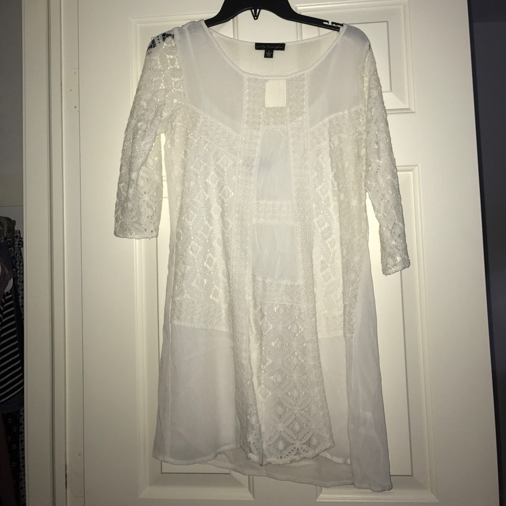 NORDSTROM WHITE LACE DRESS