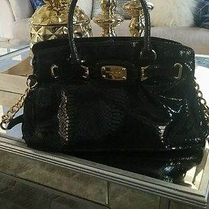 *FINAL PRICE DROP*Michael Kors Hamilton Snakeskin