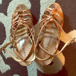 4 inch cork wedge sandals