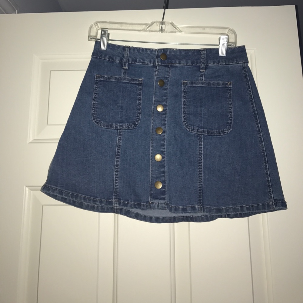 Altard state jean skirt