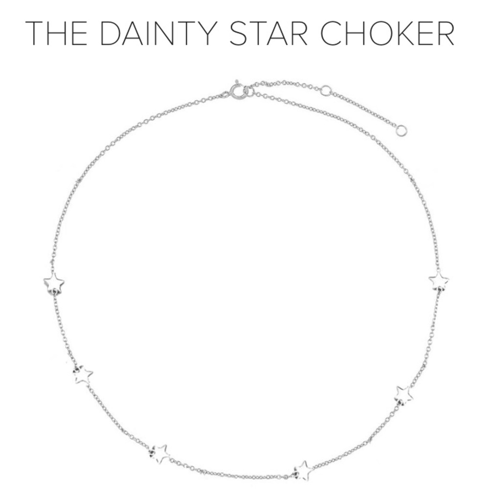 DAINTY STAR CHOKER. NEVER WORN!