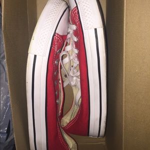 Red converse