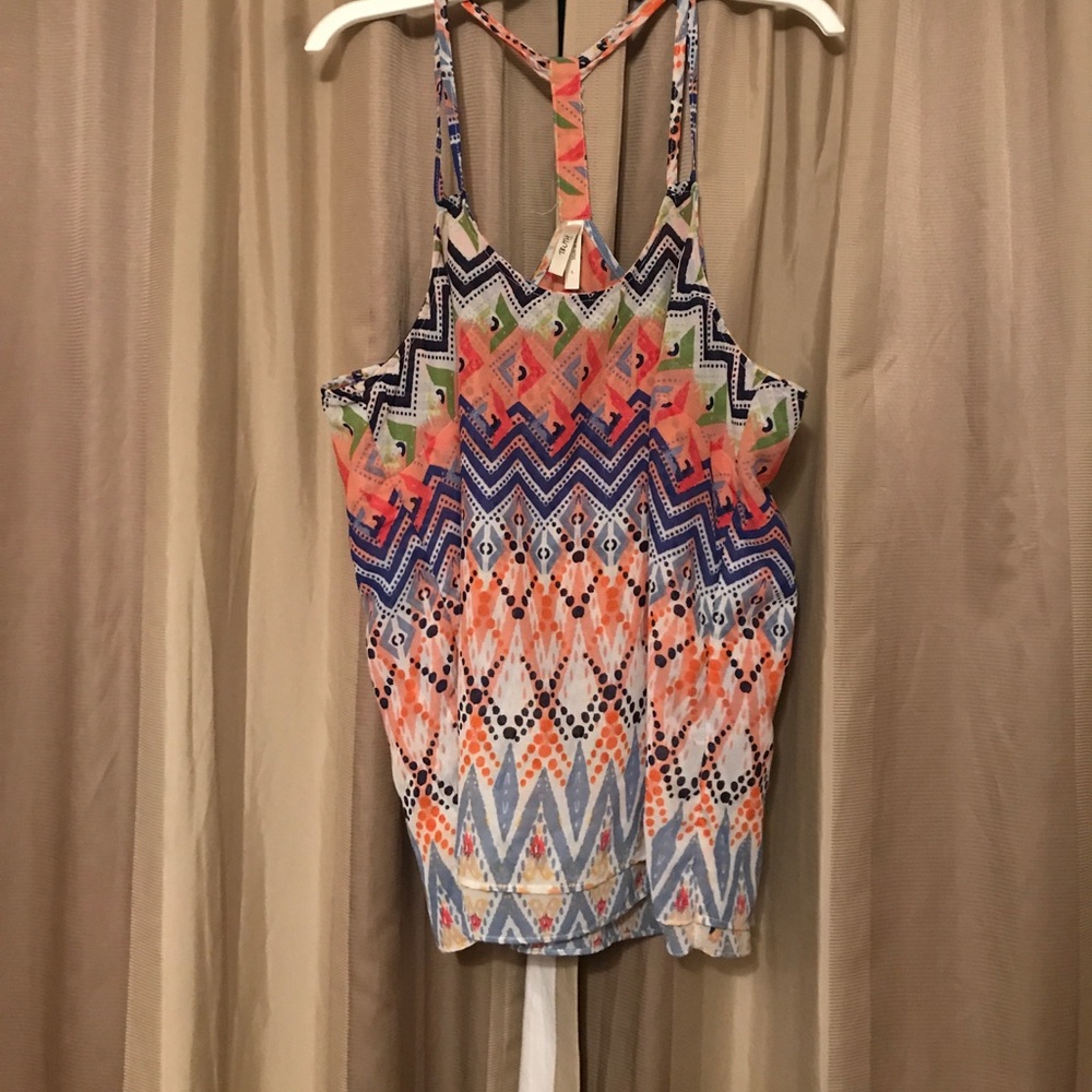 Multicolor Strapped Shirt