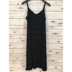 GAP Blue & White Floral Print Boho Maxi Dress