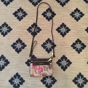 Liz Claiborne Floral Cross Body Bag