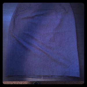 Liz Claiborne Dark Grey Office Pencil Skirt