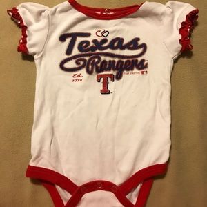 Texas Rangers onesie