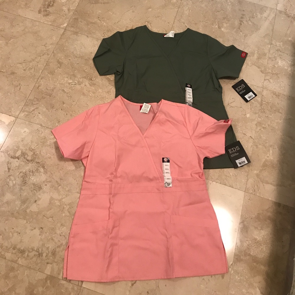 Dickies scrubs tops