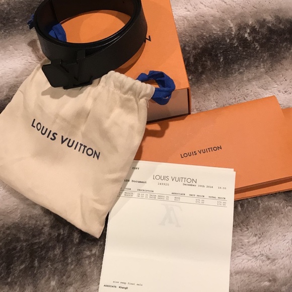 LOUIS VUITTON INITIALES 35mm BELT - Picture 2 of 6