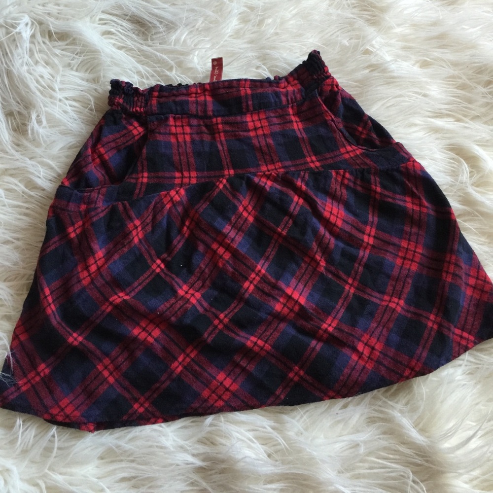 FLASH SALE 🌙 vintage high waisted plaid skirt