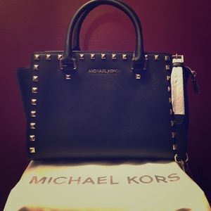 Studded Michael Kors bag .