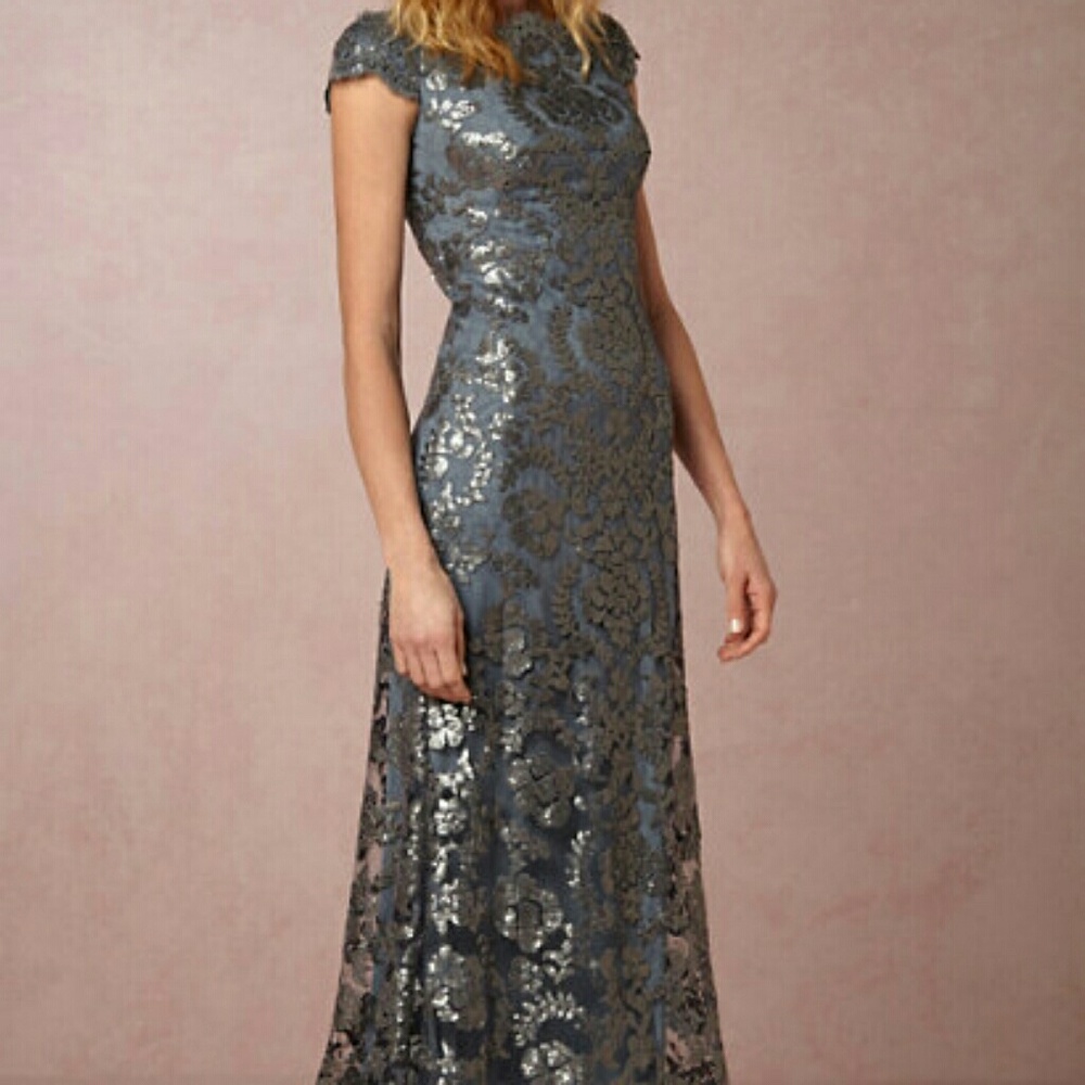 Tadashi Shoji sequin gown