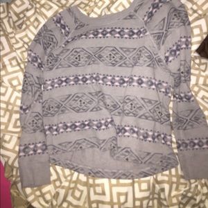 Aztec print top