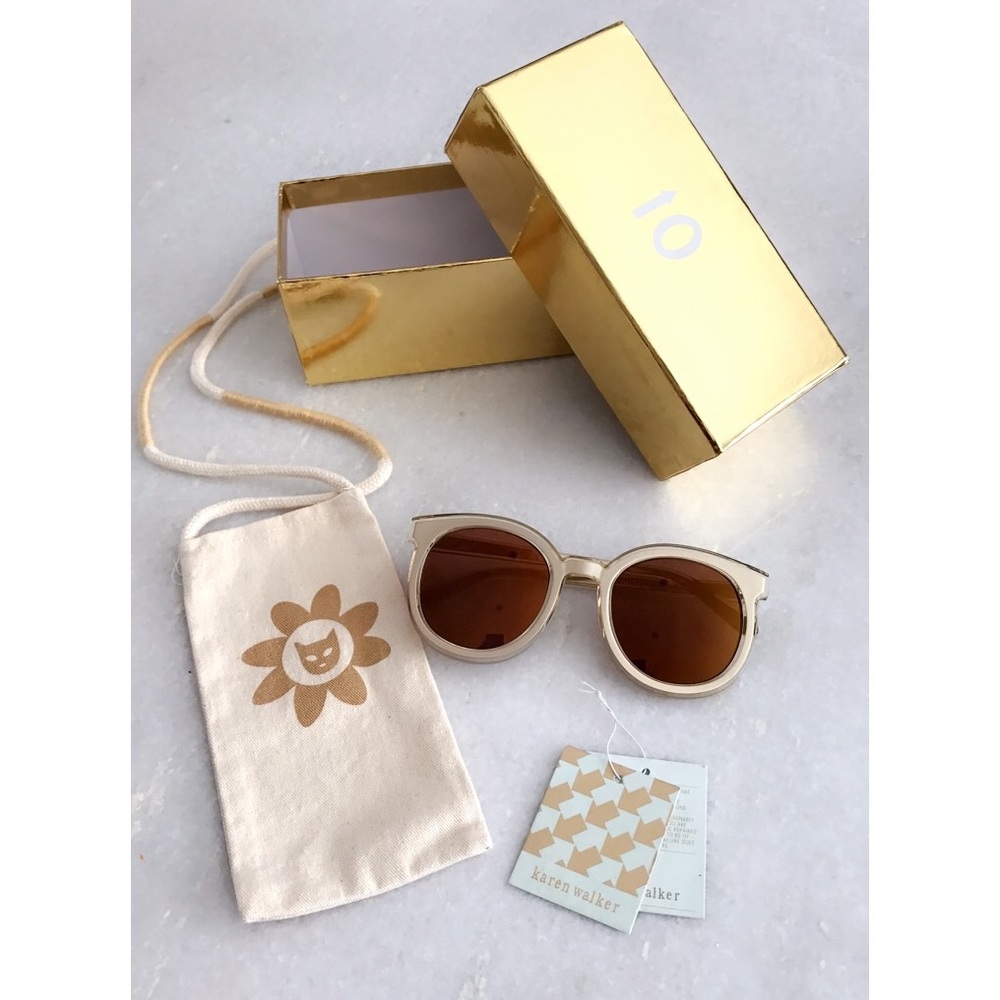 LIMITED EDITION KAREN WALKER SUPER DUPER GOLD