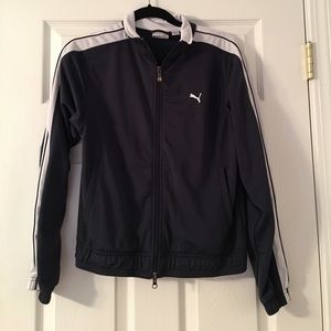 Adult navy puma track suit