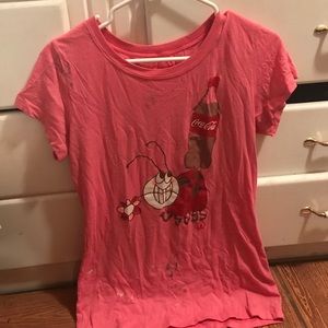 Coca Cola lady bug t shirt