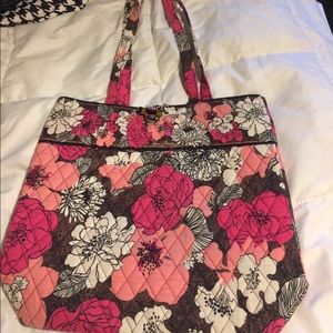 Vera Bradley Mocha Rouge Tote bag