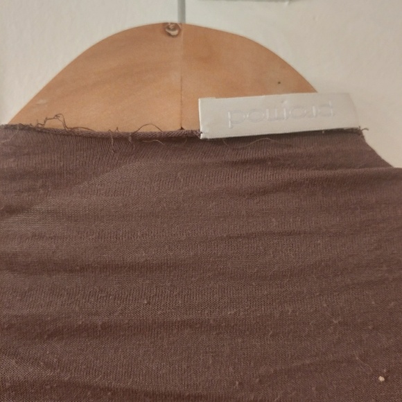 Brown gray open cardigan - Picture 3 of 4