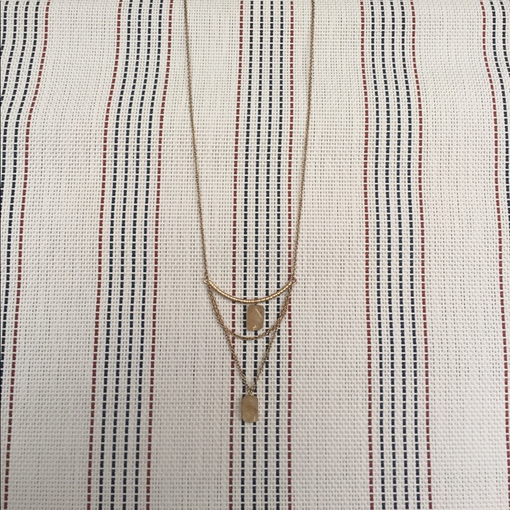 Nude Stone Necklace