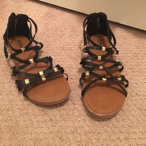 Black sandals