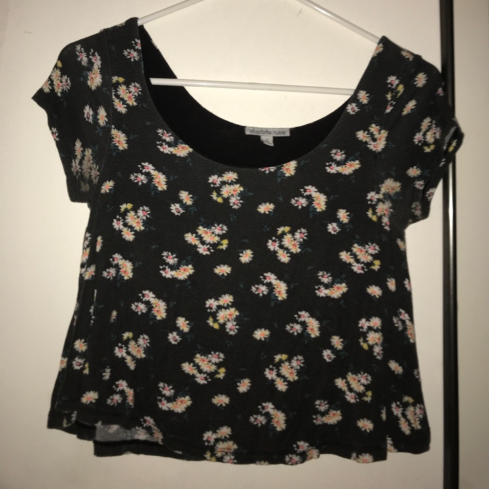 Floral crop top