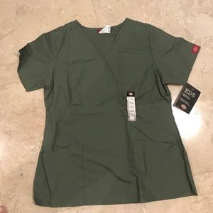 dickies scrub top