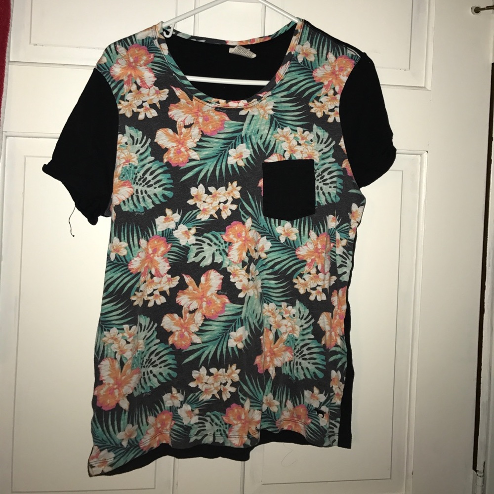PINK tropical tee!